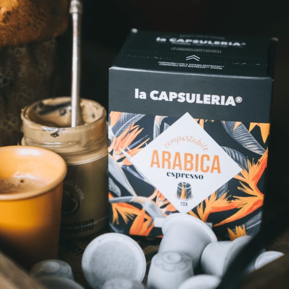Café Descafeinado 100% Arábica en Cápsulas compatibles Nespresso