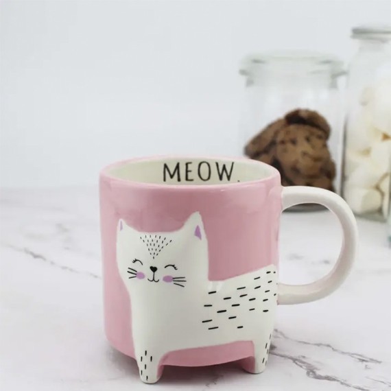 Tazze per l'acqua del gatto in ceramica tazze da caffè al latte in stile  giapponese