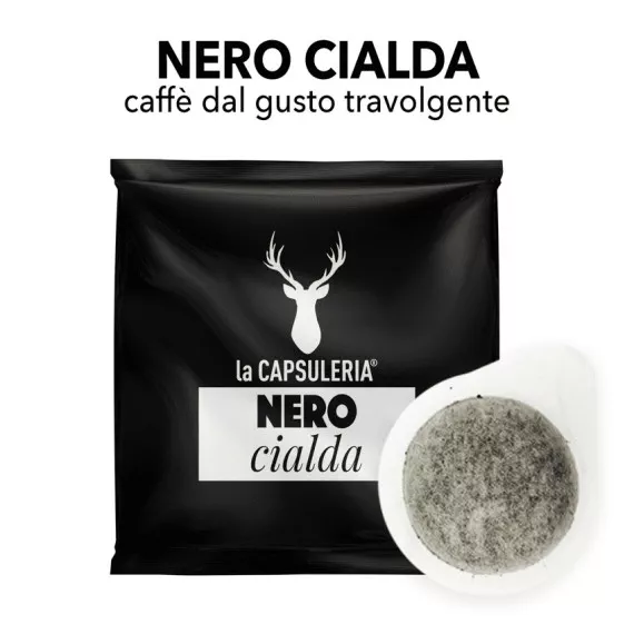 Cialde in Carta ESE 44 - Caffè Nero Espresso Cialde in Carta ESE 44 - Caffè Nero Espresso