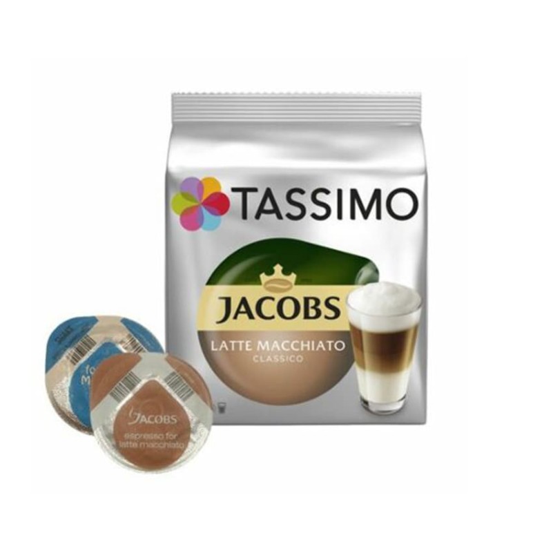  Tassimo Jacobs Café au Lait - Paquete de 3, cápsulas de café,  café con leche, café molido tostado, 48 discos en T / porciones : Comida  Gourmet y Alimentos