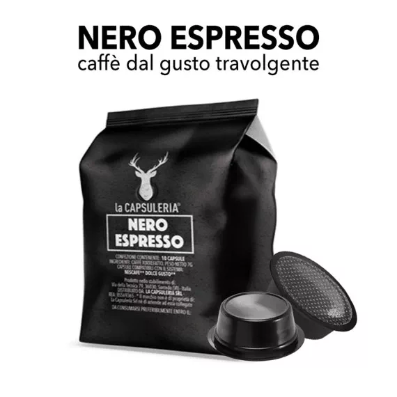 Capsule compatibili Lavazza A Modo Mio - Caffè Nero Espresso