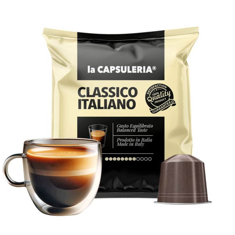 Café René Big Pack Espresso Classico Italiano - 100 Cápsulas para
