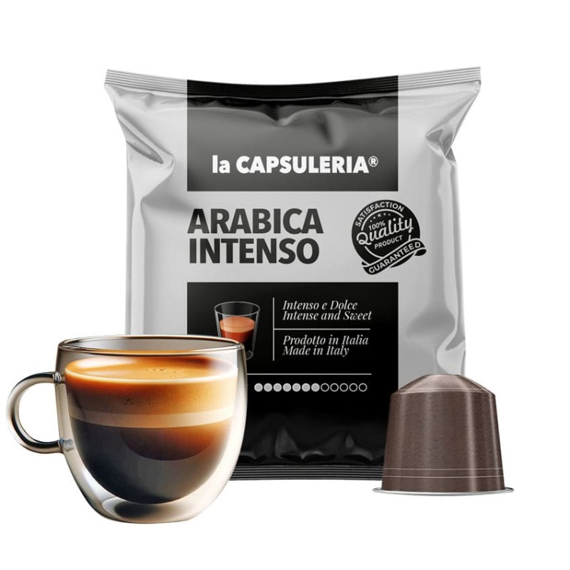 Cápsulas compatibles Nespresso - Café Arabica Intenso