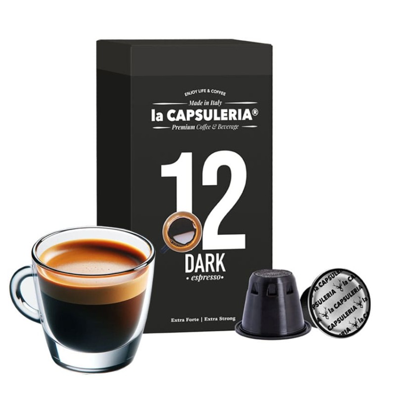 Capsules compatibles Nespresso - Café Dark Espresso