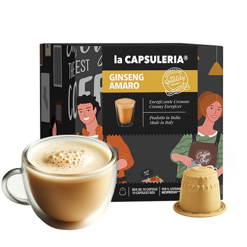 AROMA Ginseng con Cioccolata - Capsule Compatibili Nespresso* – Nutrition  and Coffee