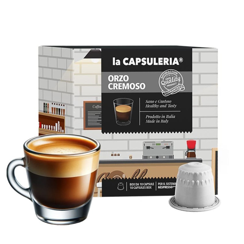 Capsules compatibles Nespresso - Orzo Cremoso