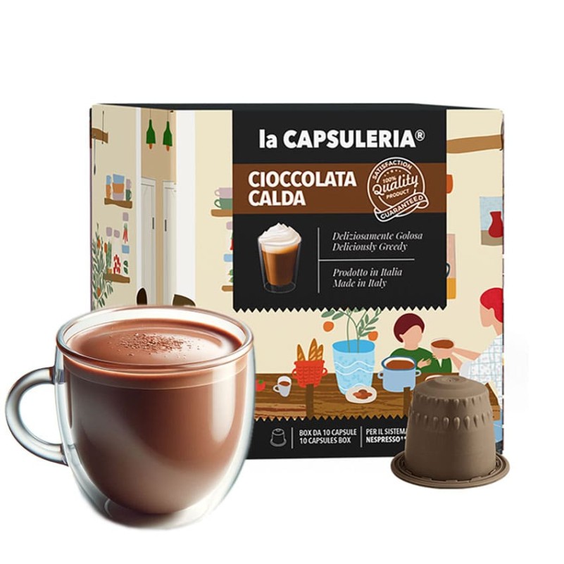 Luscioux Nespresso®* Compatible Capsules CHOCOLATE | Instant chocolate  flavored drink