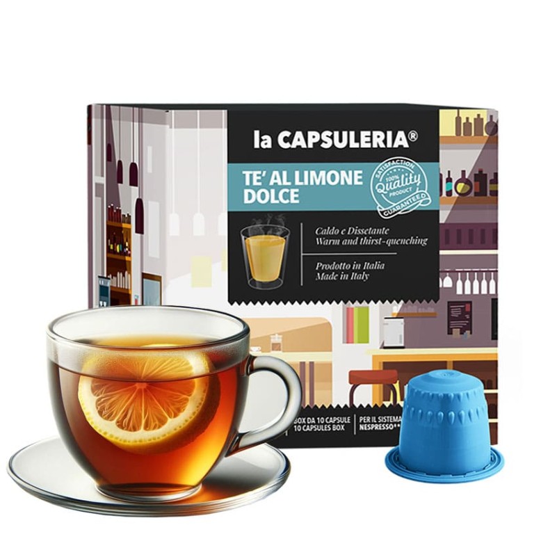 Capsule compatibili Nespresso - Tè al Limone Dolce