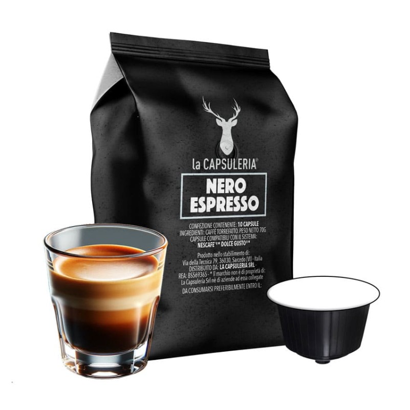Cápsulas compatibles Nescafe Dolce Gusto - Café Nero Espresso