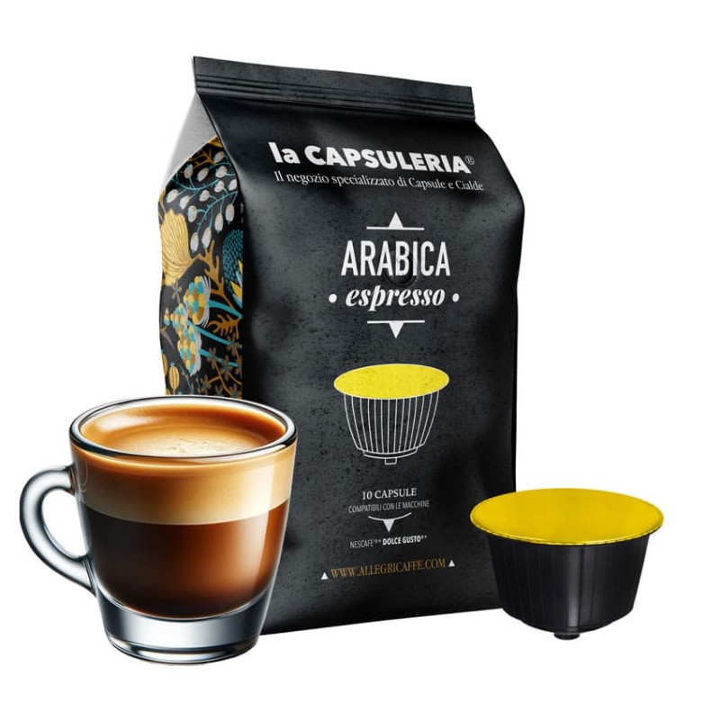 50 Capsule Compatibili Nescafè Dolcegusto Caffè Arabica – Caffè Cavaliere