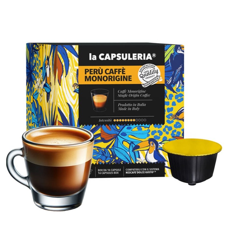 Caffè 100% arabica in capsule compatibili Nescafè® Dolce Gusto® al