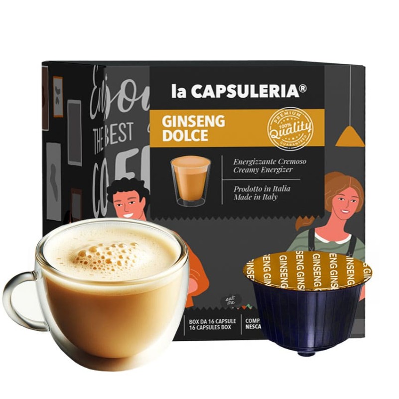 Café Descafeinado con leche 10 cápsulas compatibles con Dolce Gusto®