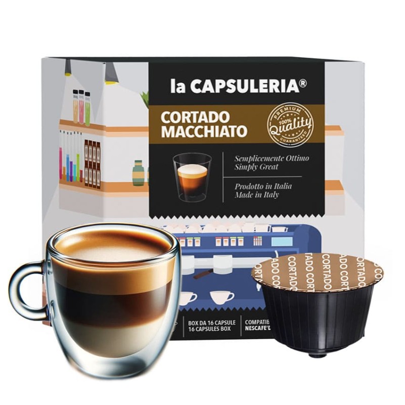 Nescafé® Dolce Gusto® Espresso Cortado - Caja de 16 Cápsulas