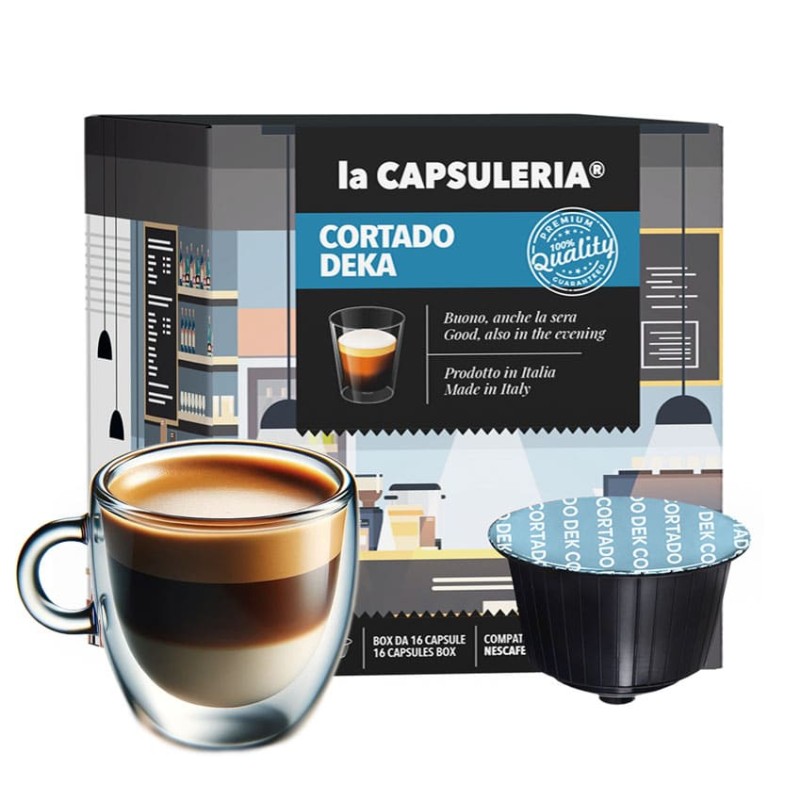 Nescafè Dolce Gusto Cortado Espresso Caffè Macchiato 16 capsule (16 tazze)