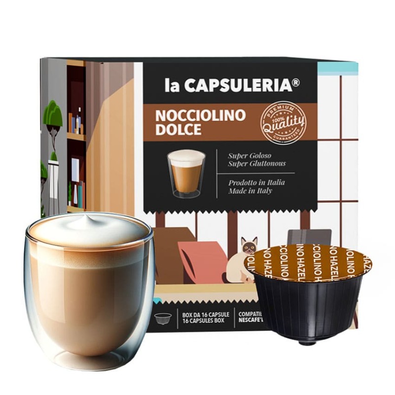 Capsules compatibles Nescafé Dolce Gusto - Nocciolino