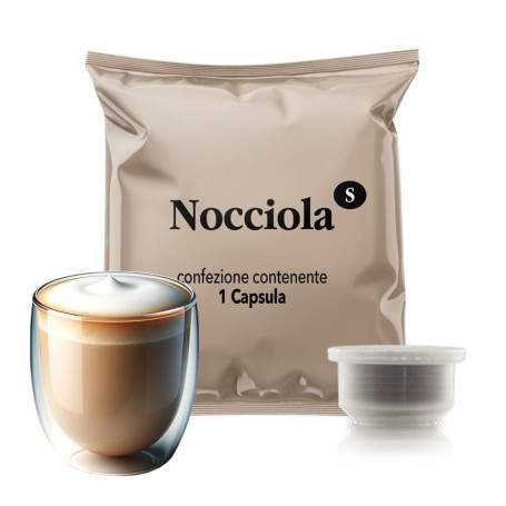 Café dosettes aromatisés noisettes compatible Senseo, U (x 10