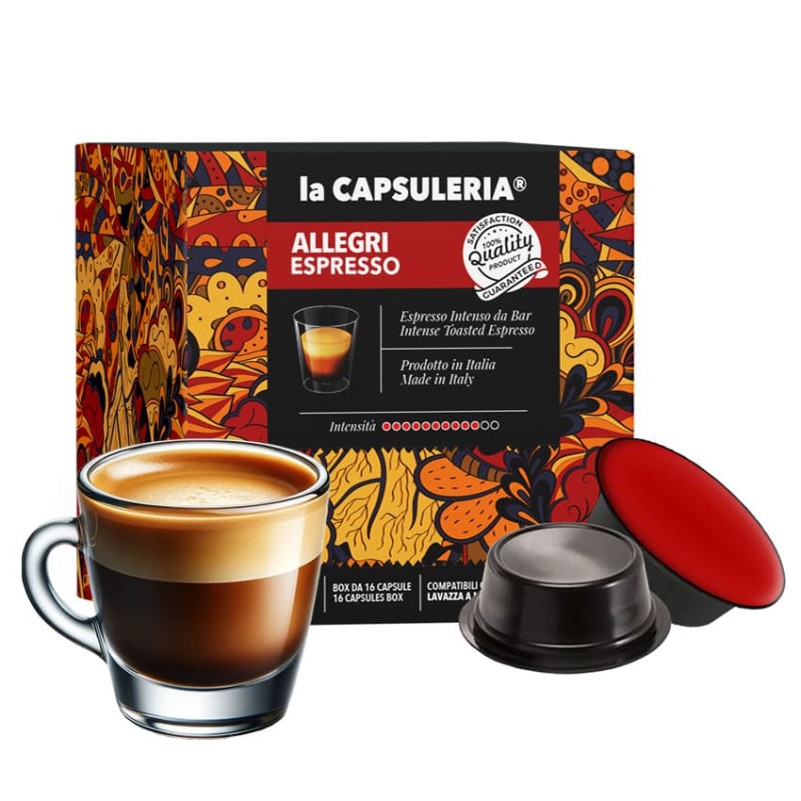 Café Allegri Napoletano - Cápsulas compatibles con Lavazza A Modo Mio®*