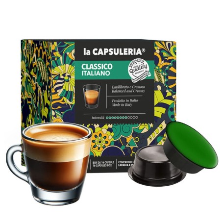 Lavazza®* a modo mio®* compatible coffee capsules, 100% arabica classico  italiano, 50 pieces