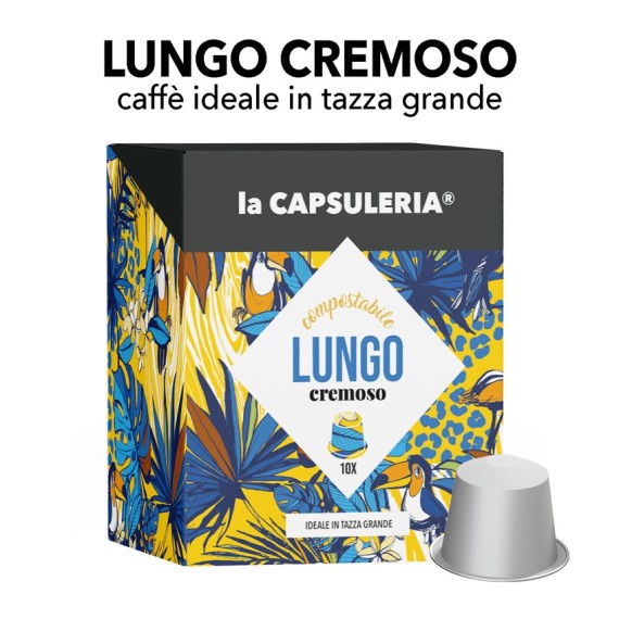 Capsule compatibili Nespresso - Caffè Lungo Cremoso
