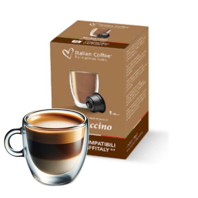 Italian Coffee Mokaccino - 12 Capsule Compatibili Caffitaly