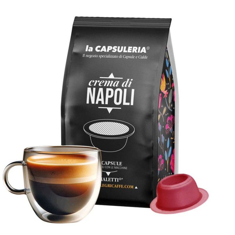 Café Crema di Napoli - Cápsulas compatibles con Bialetti