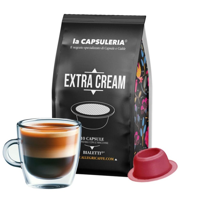 Cápsulas compatibles Bialetti - Café Extra Cremoso