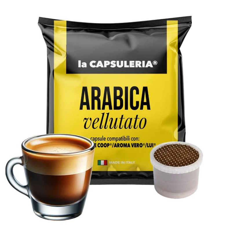 Café Arabica Cremoso - Cápsulas compatibles con Caffitaly