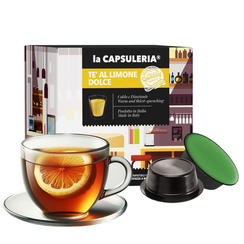 Cápsulas compatibles Nespresso - Té negro con limón