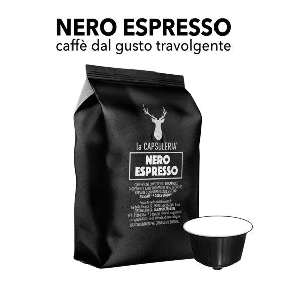 Nescafe Dolce Gusto Compatible Capsules - Caffè Nero Espresso