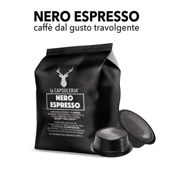Lavazza A Modo Mio capsules compatibles - Caffè Nero Espresso