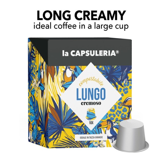 Nespresso Compatible Capsules - Coffee Lungo Cremoso