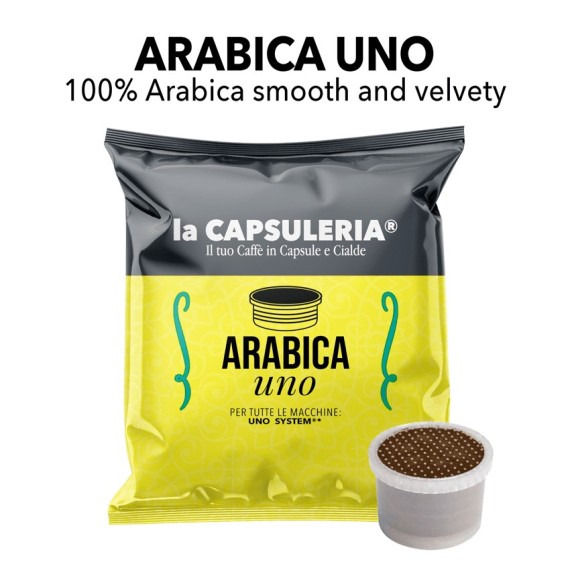 Uno System Compatible Capsules - 100% Arabica Coffee