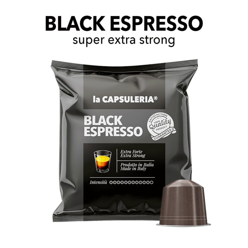 Lavazza Nespresso Compatible Capsules, Deciso Espresso Dark Roast Coffee  (Pack of 60) 