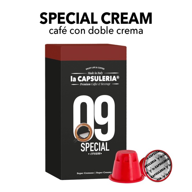 Cápsulas compatibles con Nespresso - Café de crema especial