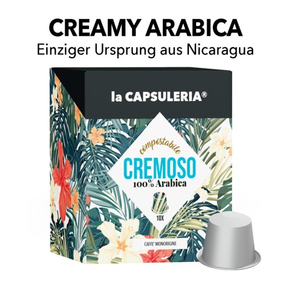Nespresso kompatible Kapseln - Cremoso Kaffee 100% Arabica