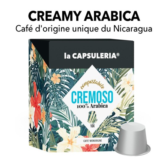 Capsules compatibles Nespresso - Café Cremoso 100% Arabica