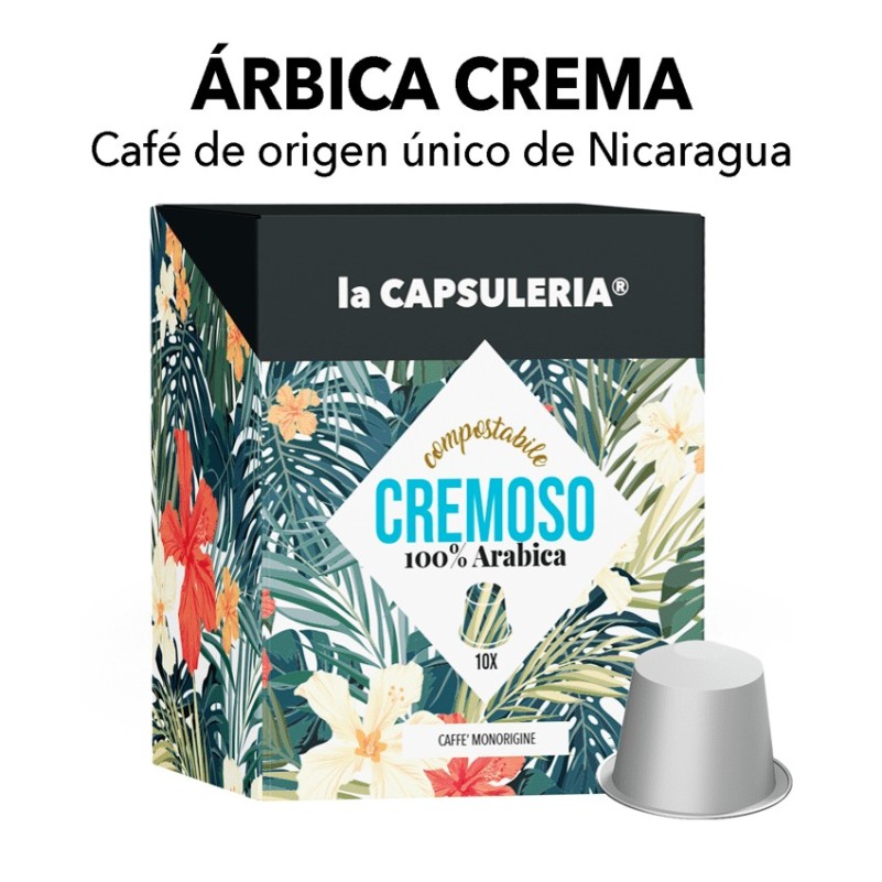 Cápsulas compatibles con Nespresso - Café Cremoso 100% Arábica
