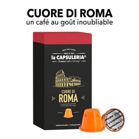 Capsules compatibles avec Nespresso - Caffè Cuore di Roma