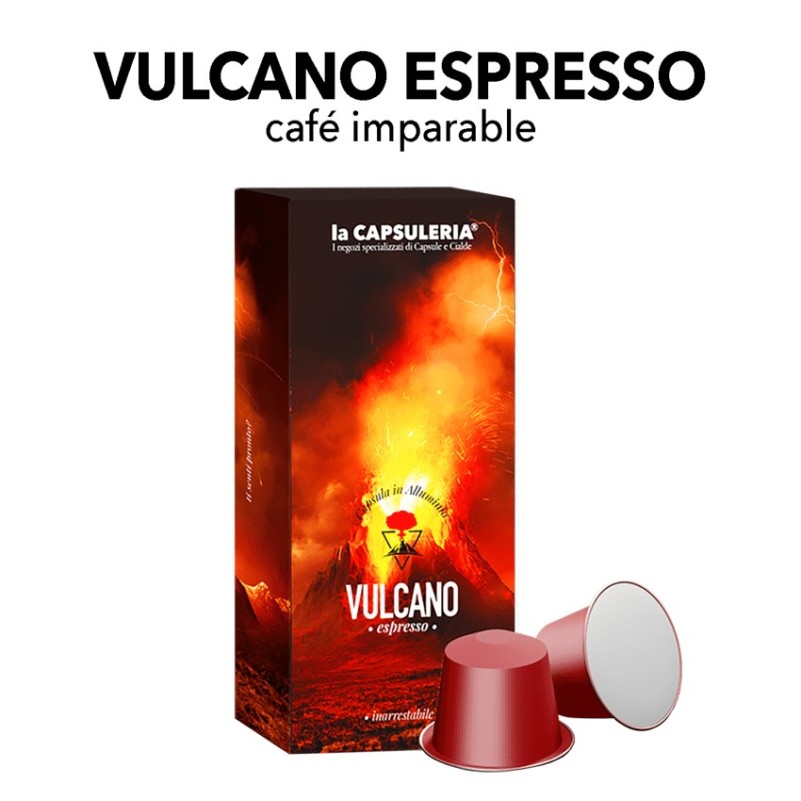Cápsulas de aluminio compatibles con Nespresso - Caffè Vulcano