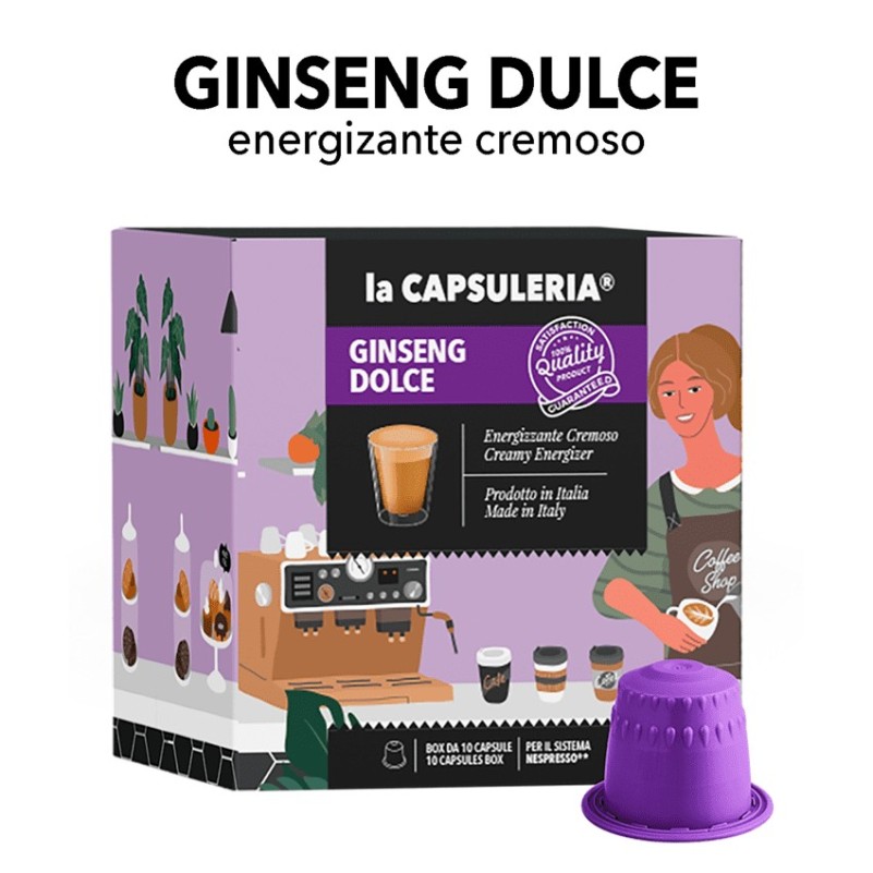 compatibles con Nespresso - Sweet Ginseng