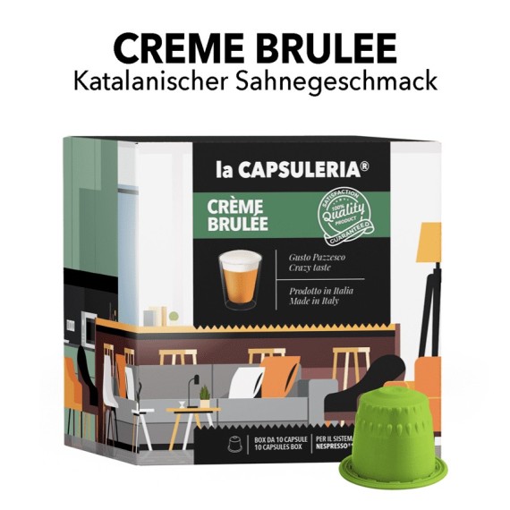 Nespresso kompatible Kapseln - Creme Brulee