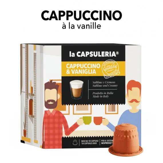 Capsules compatibles avec Nespresso - Cappuccino