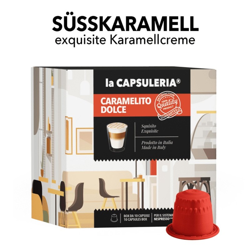 Nespresso kompatible Kapseln - Karamell