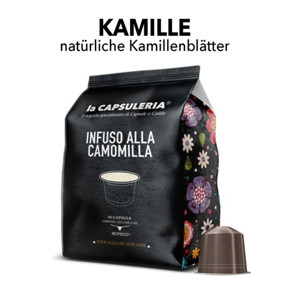 Nespresso kompatible Kapseln - Kamille ini Blätter