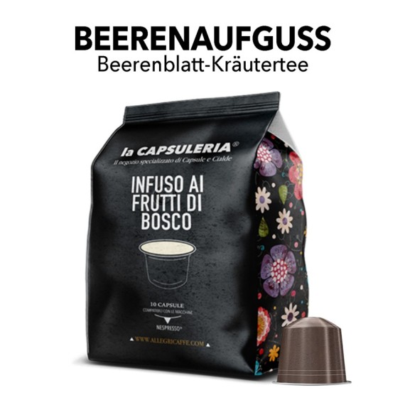 Nespresso kompatible Kapseln - Kräutertee Waldbeeren