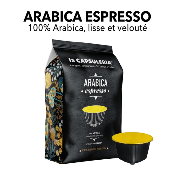 Capsules compatibles Nescafe Dolce Gusto - Café 100% Arabica Espresso