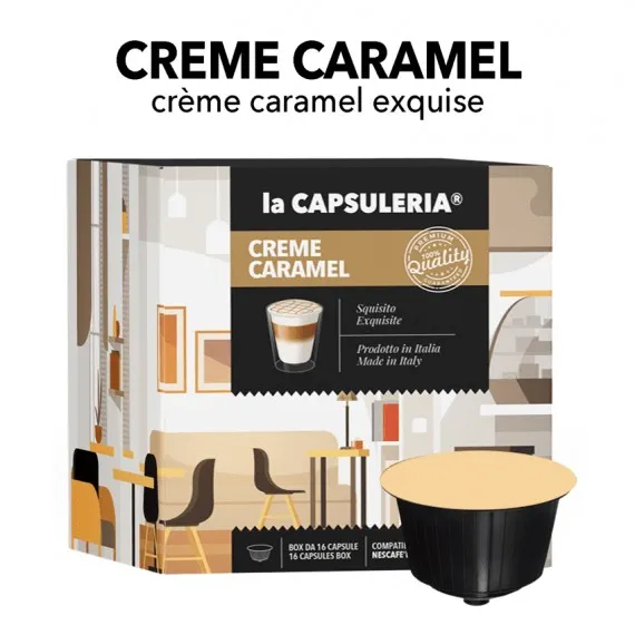 Capsules compatibles Nescafe Dolce Gusto - Caramel