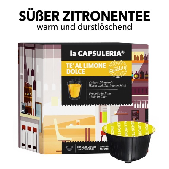 Nescafe Dolce Gusto kompatible Kapseln - Süßer Zitronentee