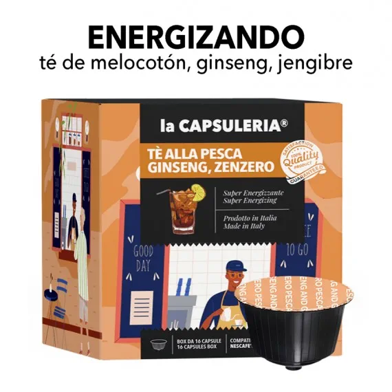 Cápsulas compatibles con Nescafé Dolce Gusto - Bebida energizante