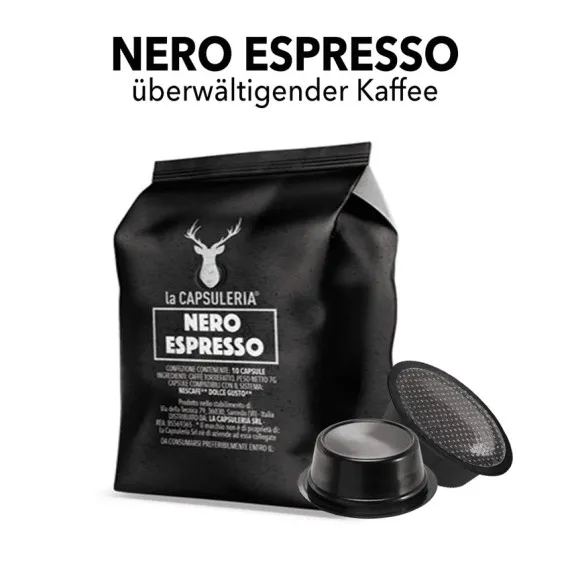 Lavazza A Modo Mio kompatible Kapseln - Caffè Nero Espresso